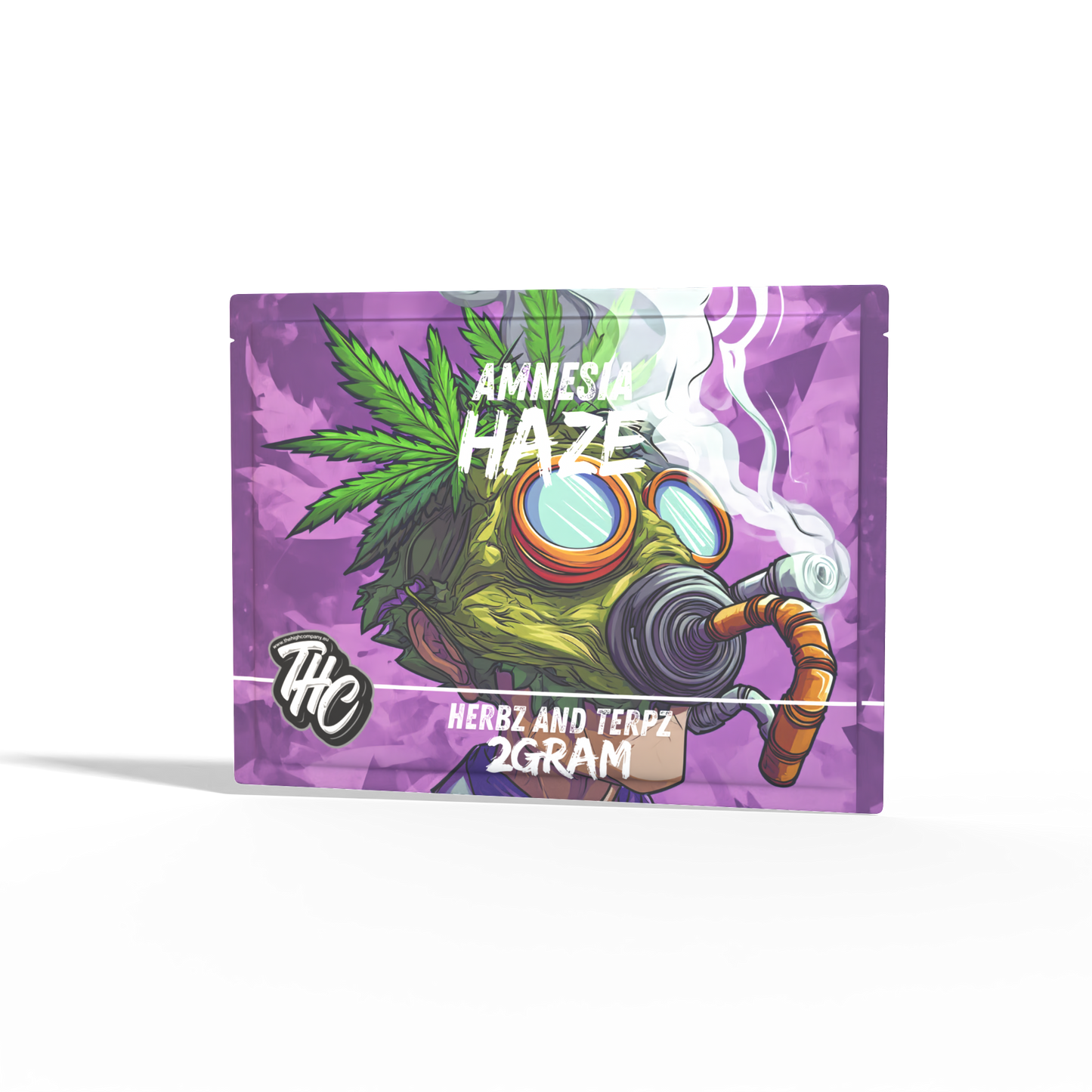 Herbz and Terpz Pouch Amnesia Haze  THC-A  2 gram