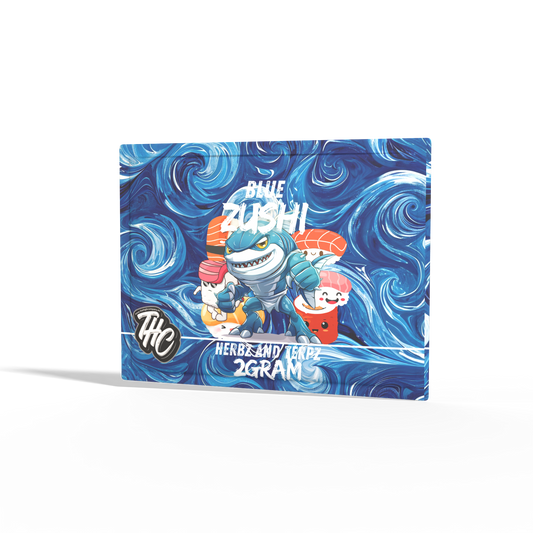 Herbz and Terpz Pouch Blue Zushi THC-A  2 gram