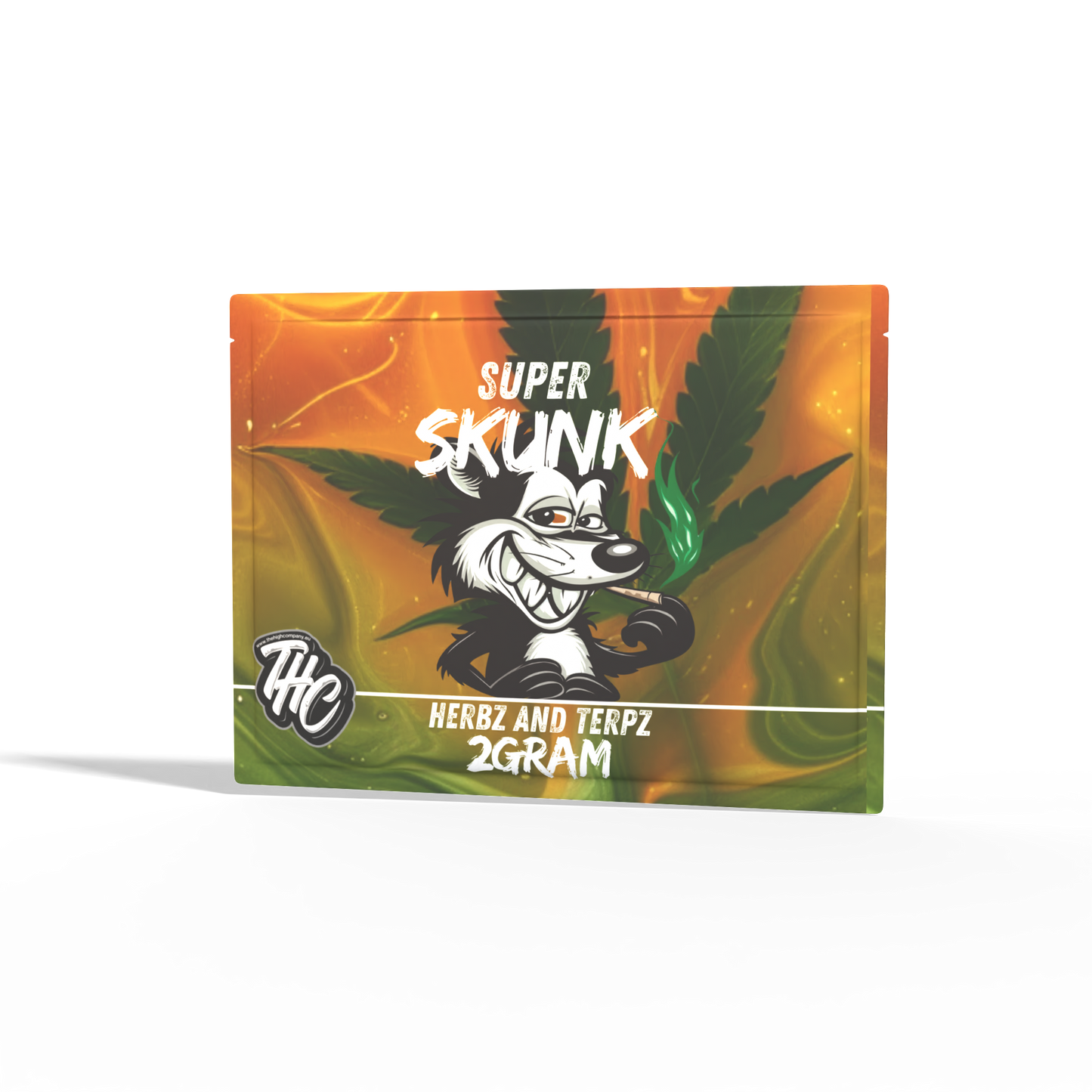 Herbz and Terpz Pouch Super Skunk  THC-A 2 gram