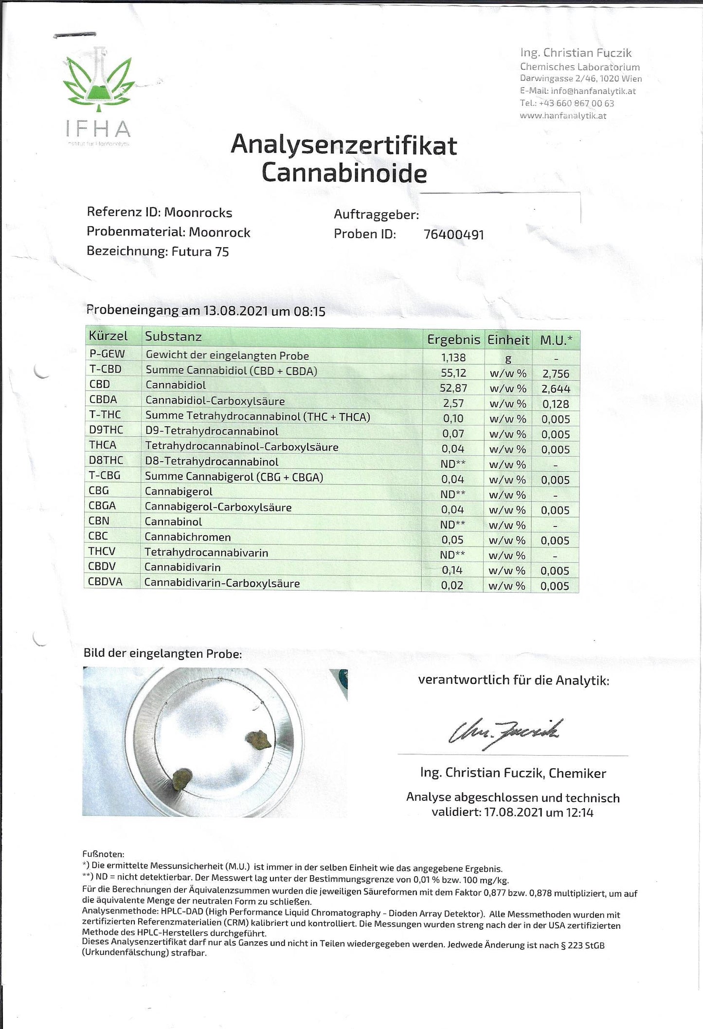 CBD Moonrocks 70% medicinale CBD hasj  3 gram € € 13,50